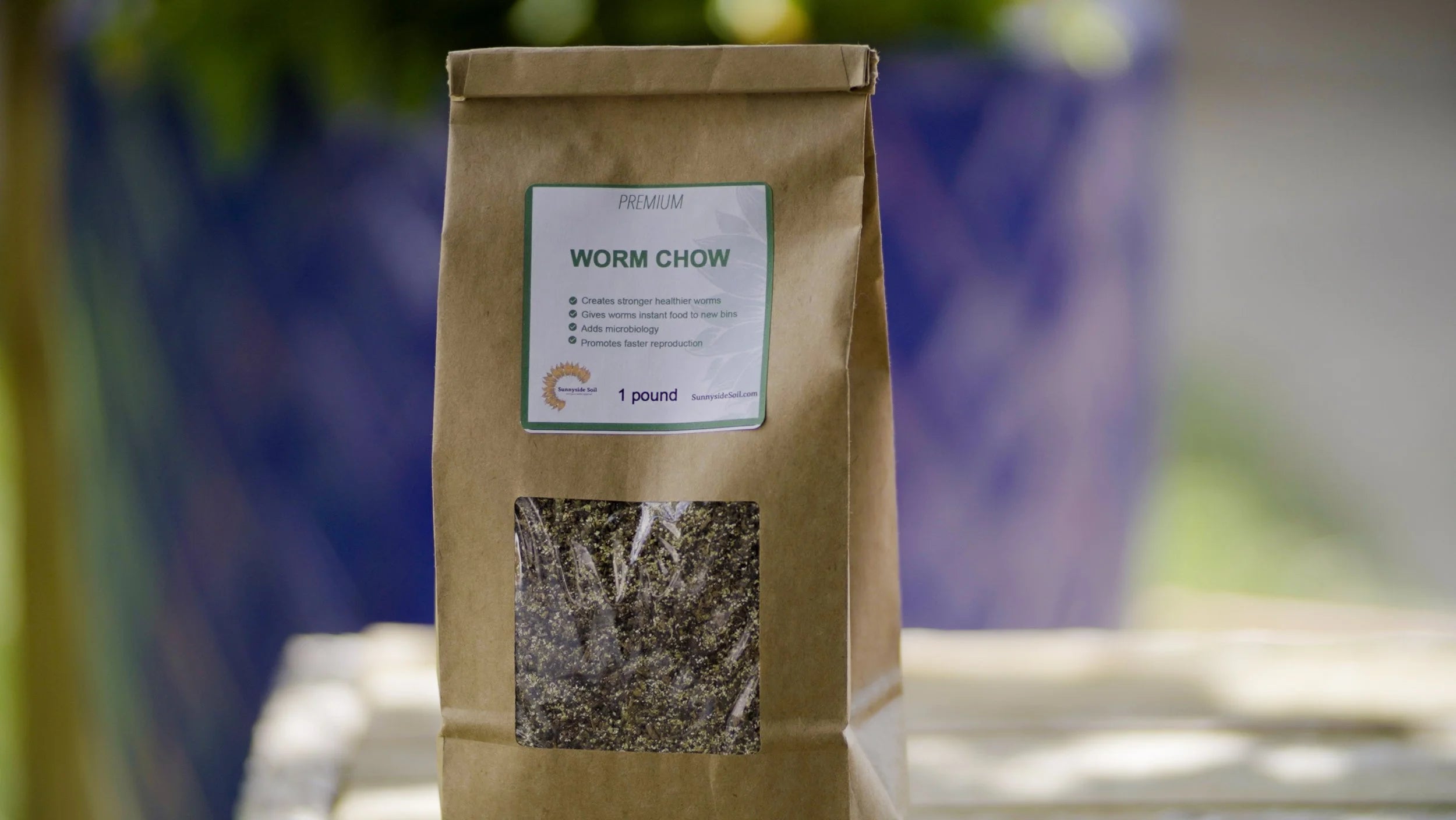 Worm Chow – 1 lb. Bag – Sunnyside Soil