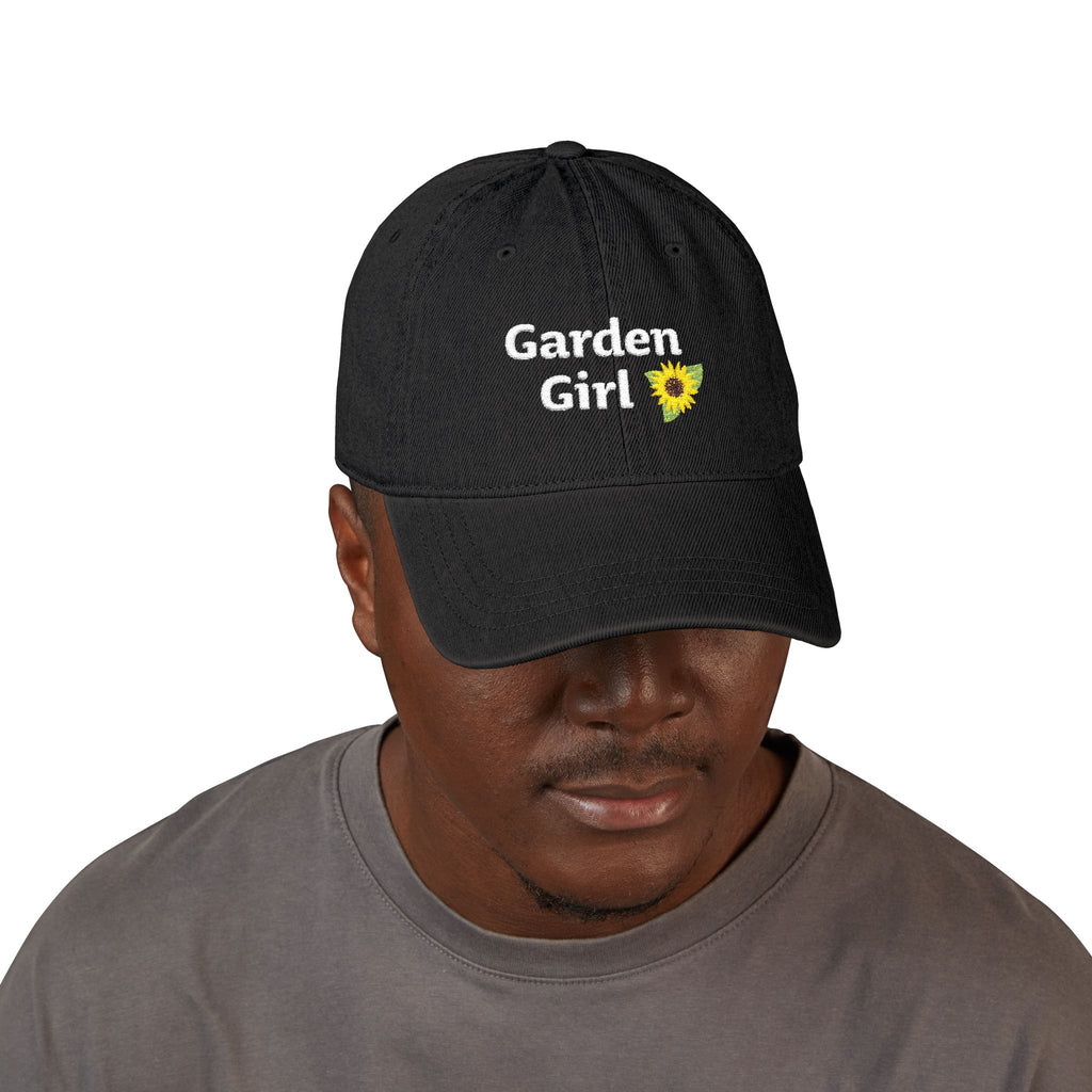 denim garden girl hat embroidered womens sun protection outdoor gardening