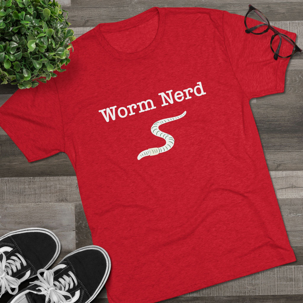 worm nerd t shirt funny gardening graphic tee organic compost soil biology