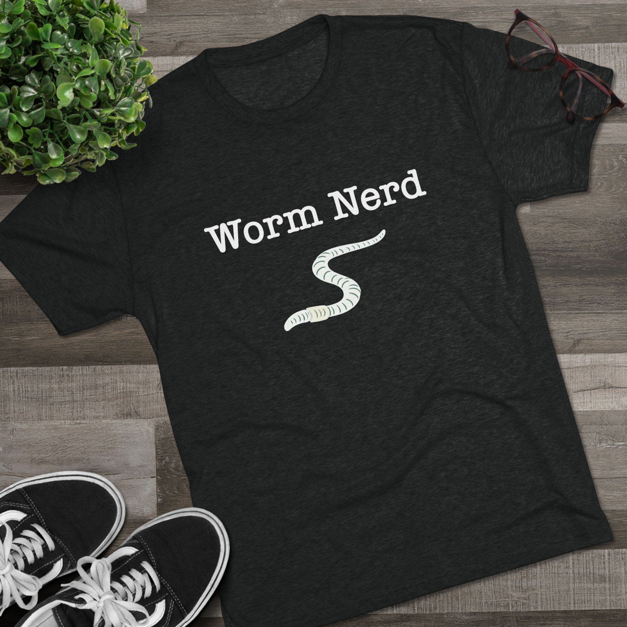worm nerd t shirt funny gardening graphic tee organic compost soil biology
