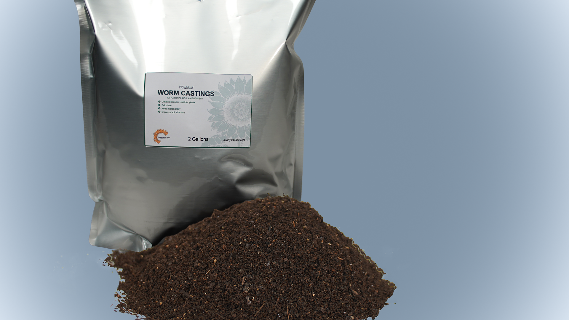 Worm Castings - 2 gallon