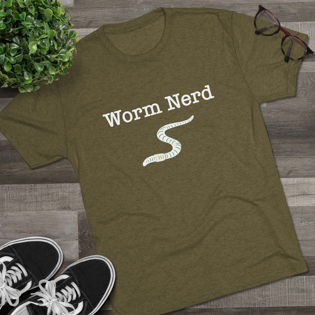 worm nerd t shirt funny gardening graphic tee organic compost soil biology