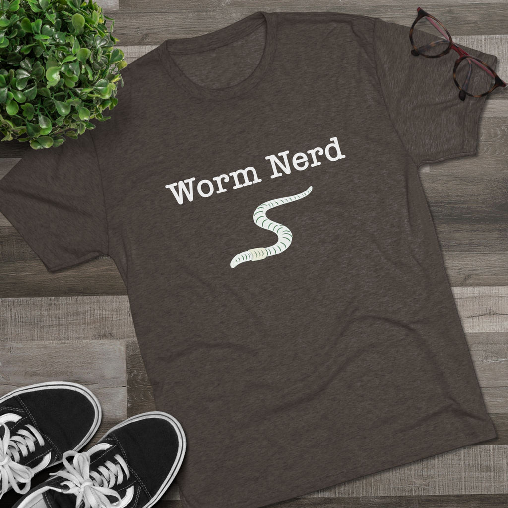 worm nerd t shirt funny gardening graphic tee organic compost soil biology