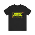 Star Wars Garden Shirt - May Your Seeds Sprout For You - Funny Gardening Tee - Star Wars Parody Gift for Gardeners & Plant Lovers w/flowers