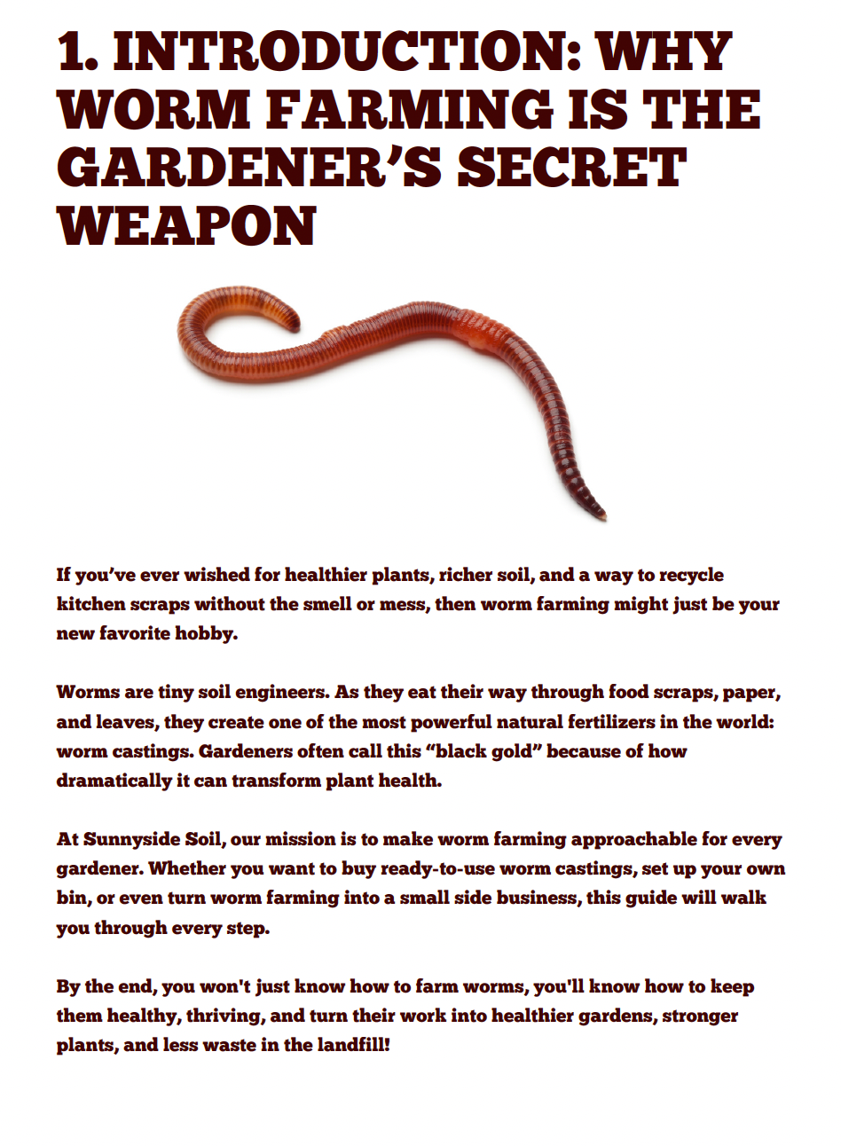 How To Start a Worm Bin Masterclass PDF Download